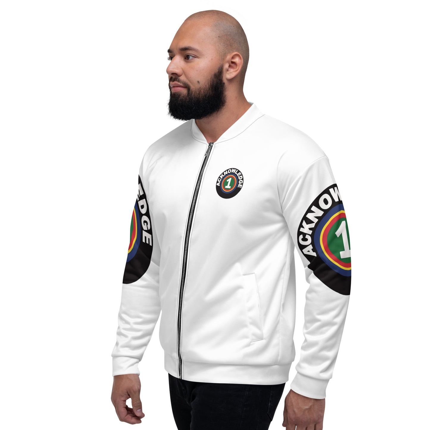 Acknowledge One Unisex Bomber Jacket