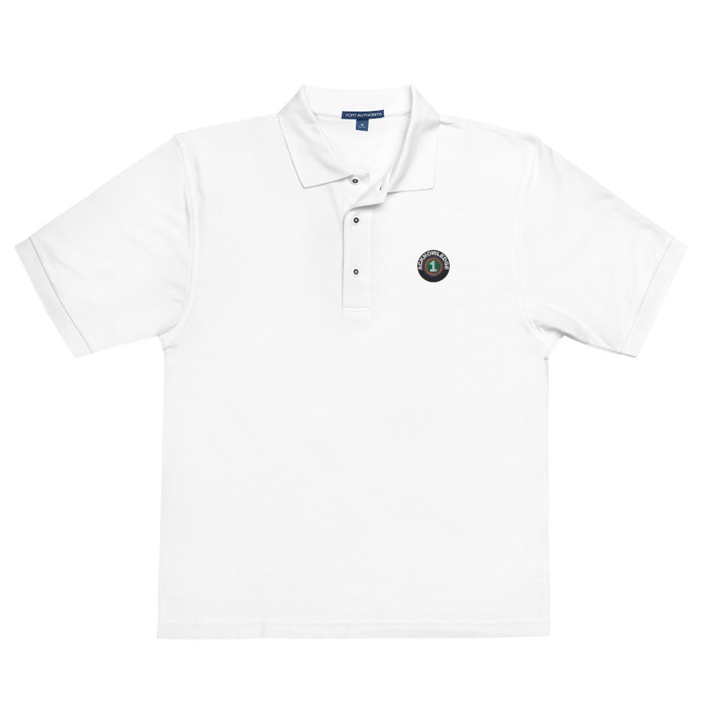 Acknowledge Embroidery One Men's Premium Polo