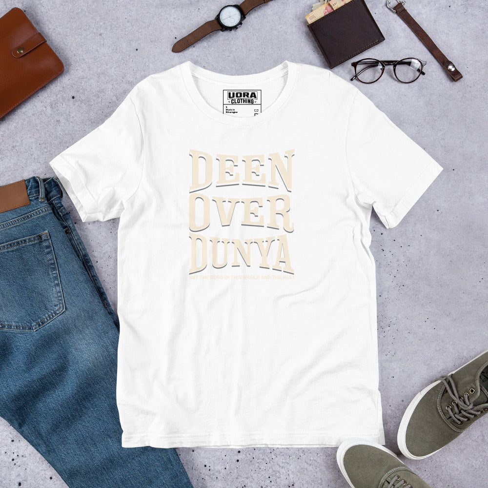 Deen Over Dunya Unisex t-shirt