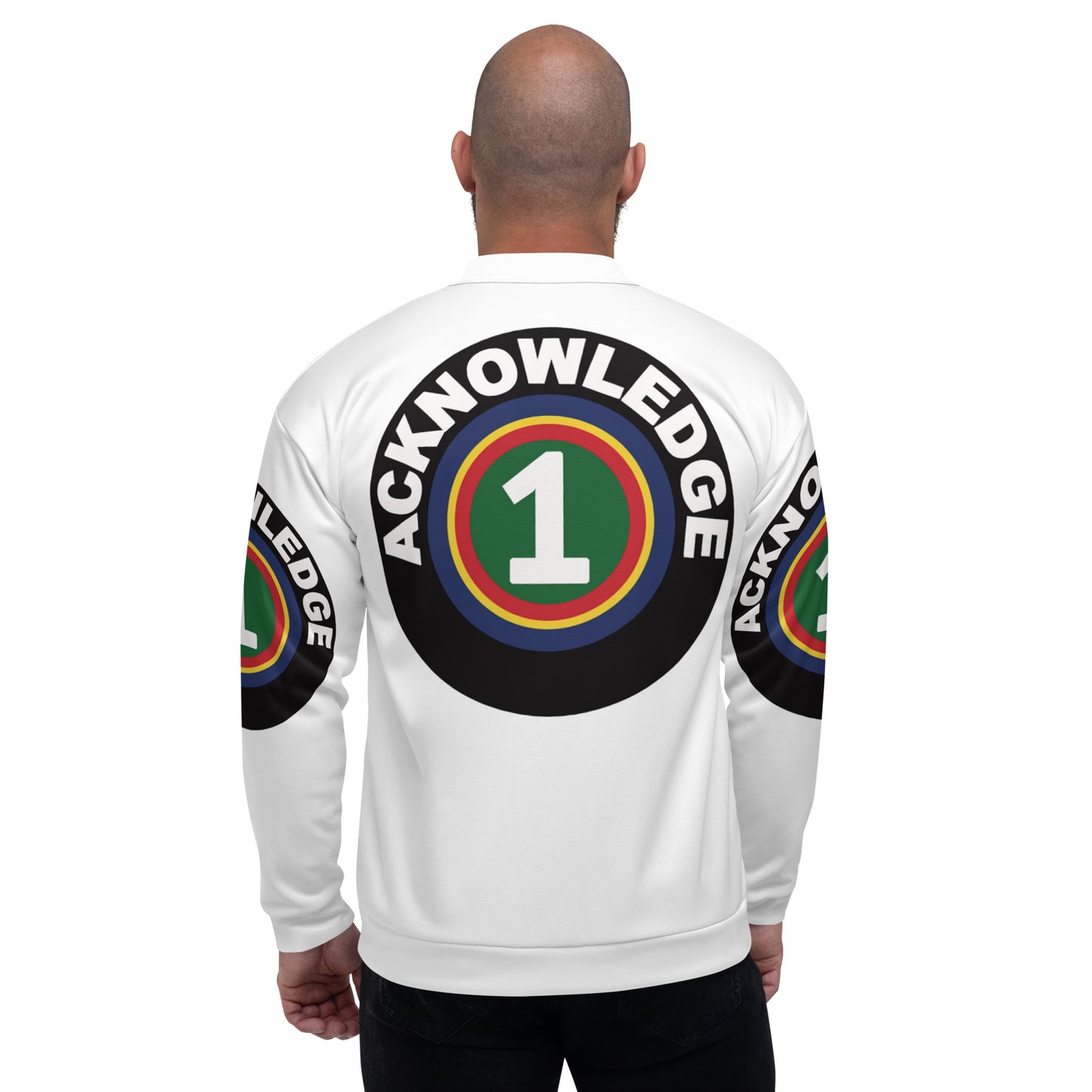 Acknowledge One Unisex Bomber Jacket