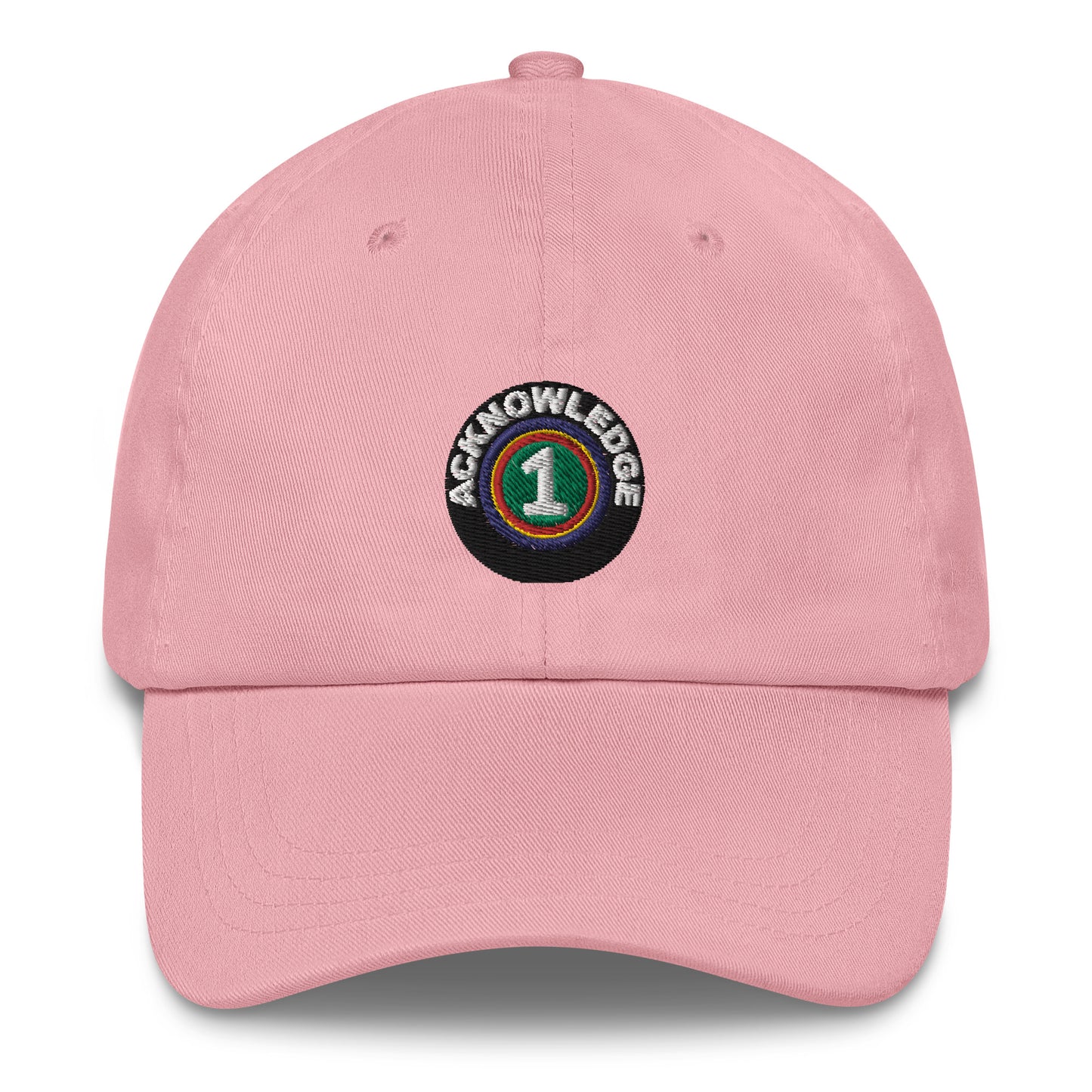 Acknowledge Embroidery One Dad hat
