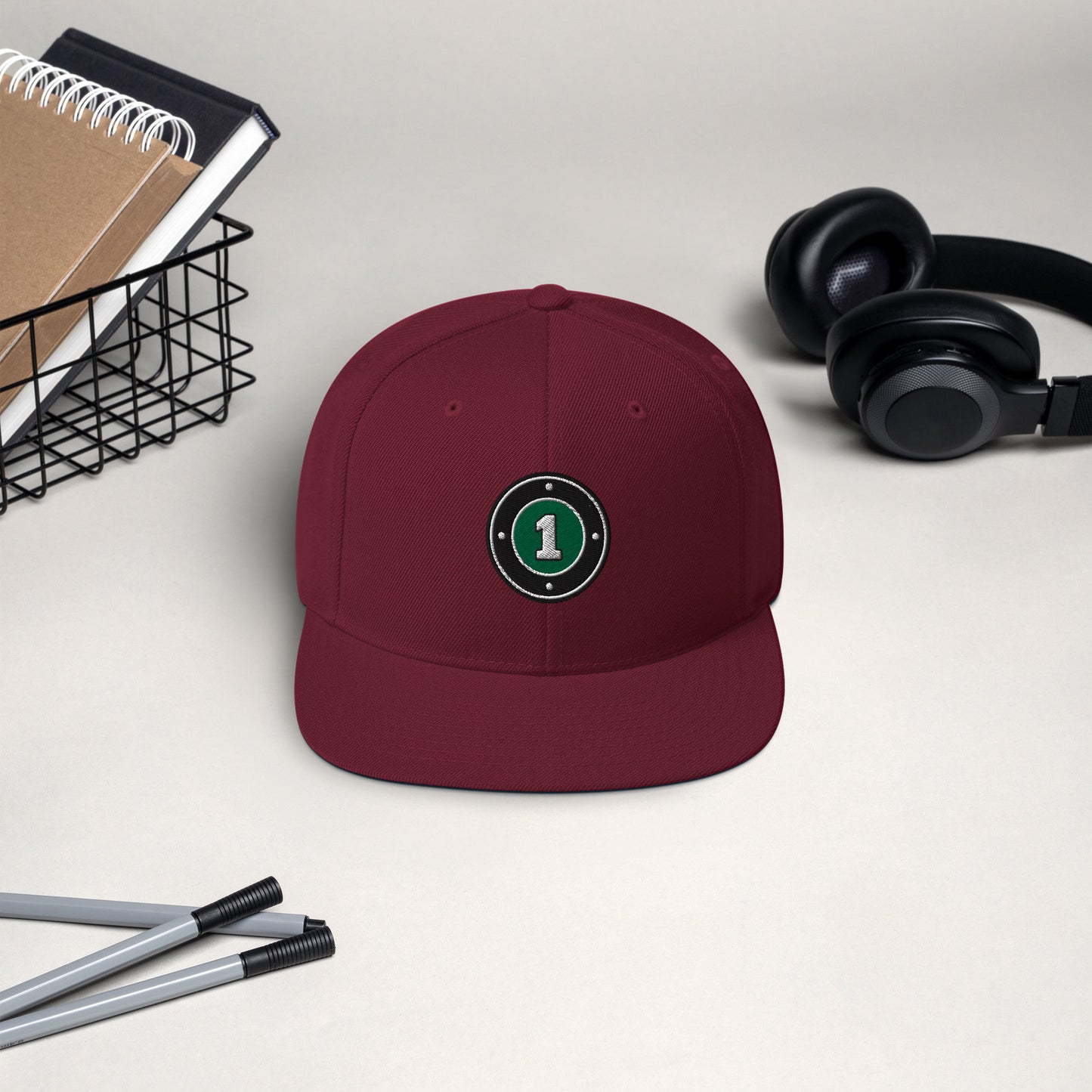 Acknowledge 1. Embroidery Snapback Hat