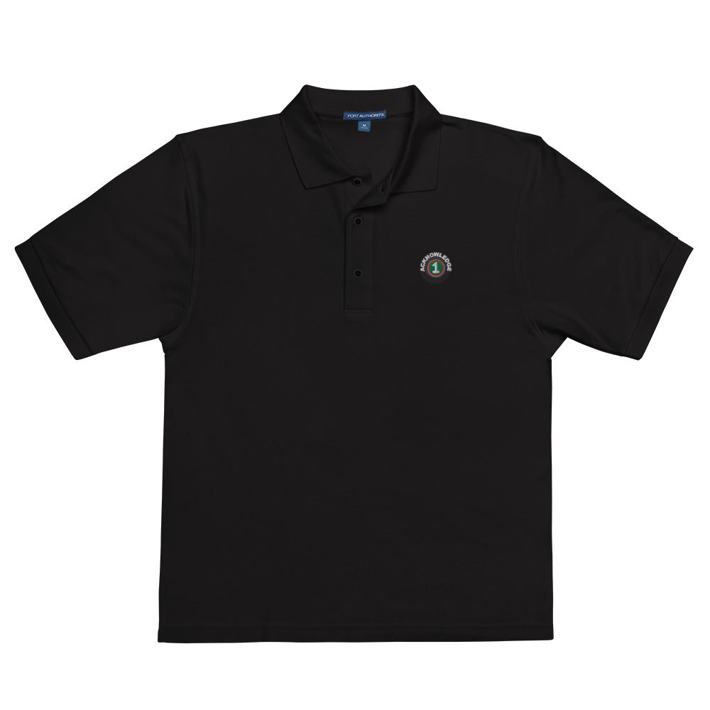 Acknowledge Embroidery One Men's Premium Polo