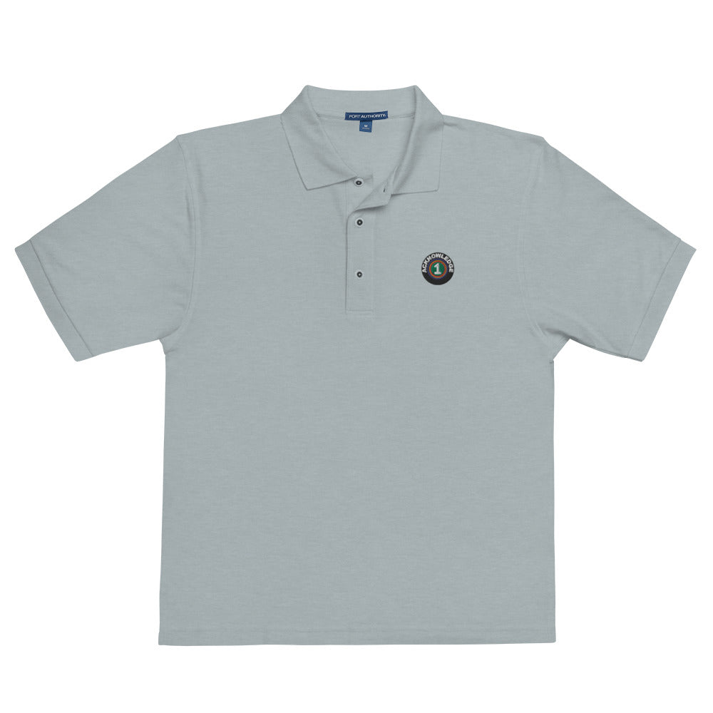 Acknowledge Embroidery One Men's Premium Polo