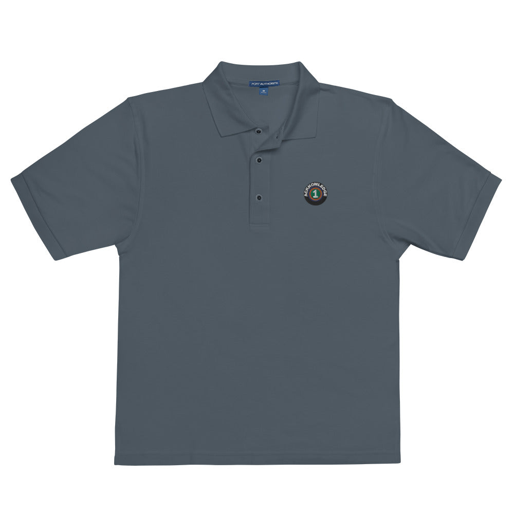 Acknowledge Embroidery One Men's Premium Polo