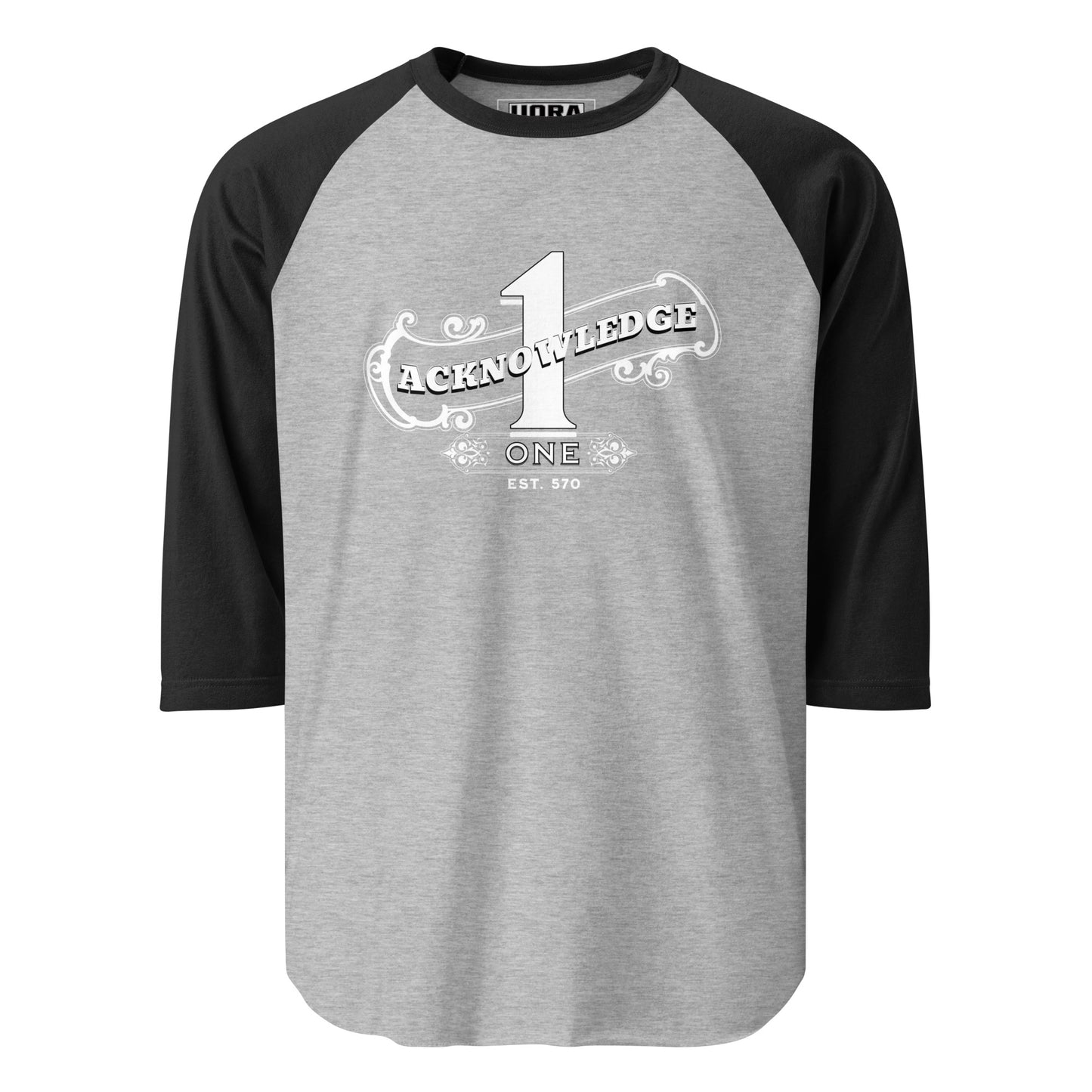 Acknowledge One 3/4 sleeve raglan shirt