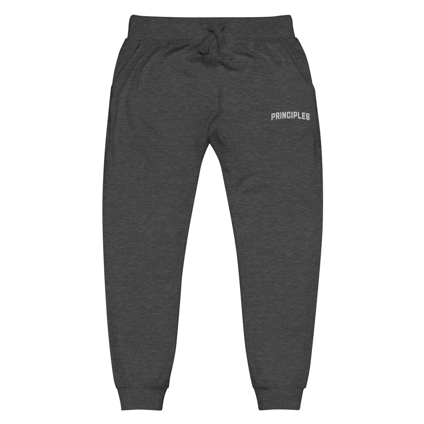 Principles Embroidery Unisex fleece sweatpants