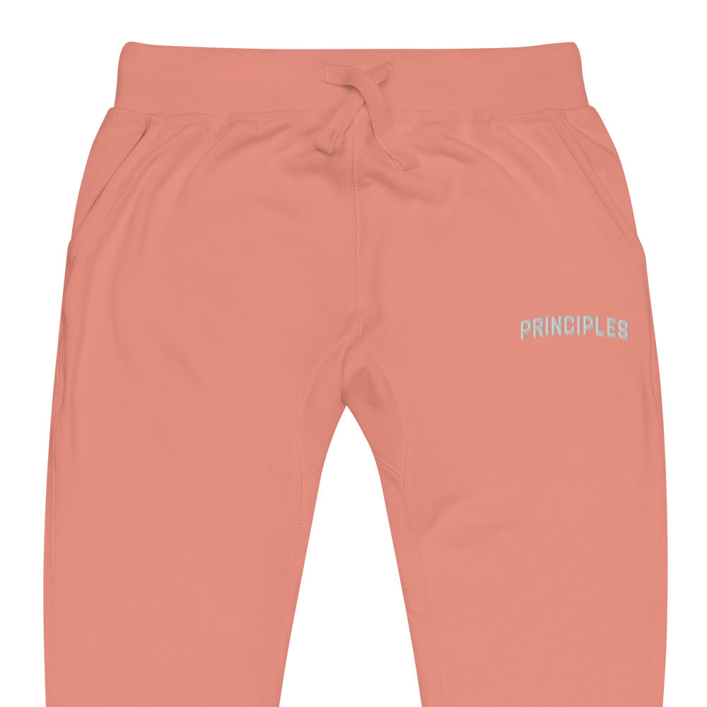 Principles Embroidery Unisex fleece sweatpants