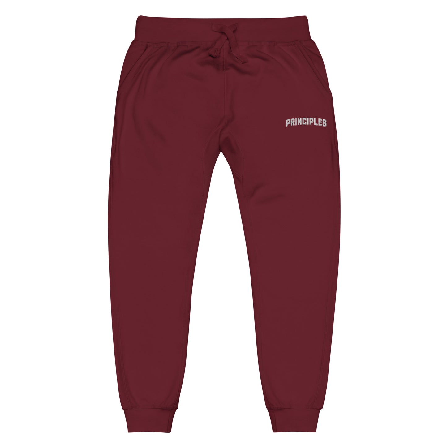 Principles Embroidery Unisex fleece sweatpants