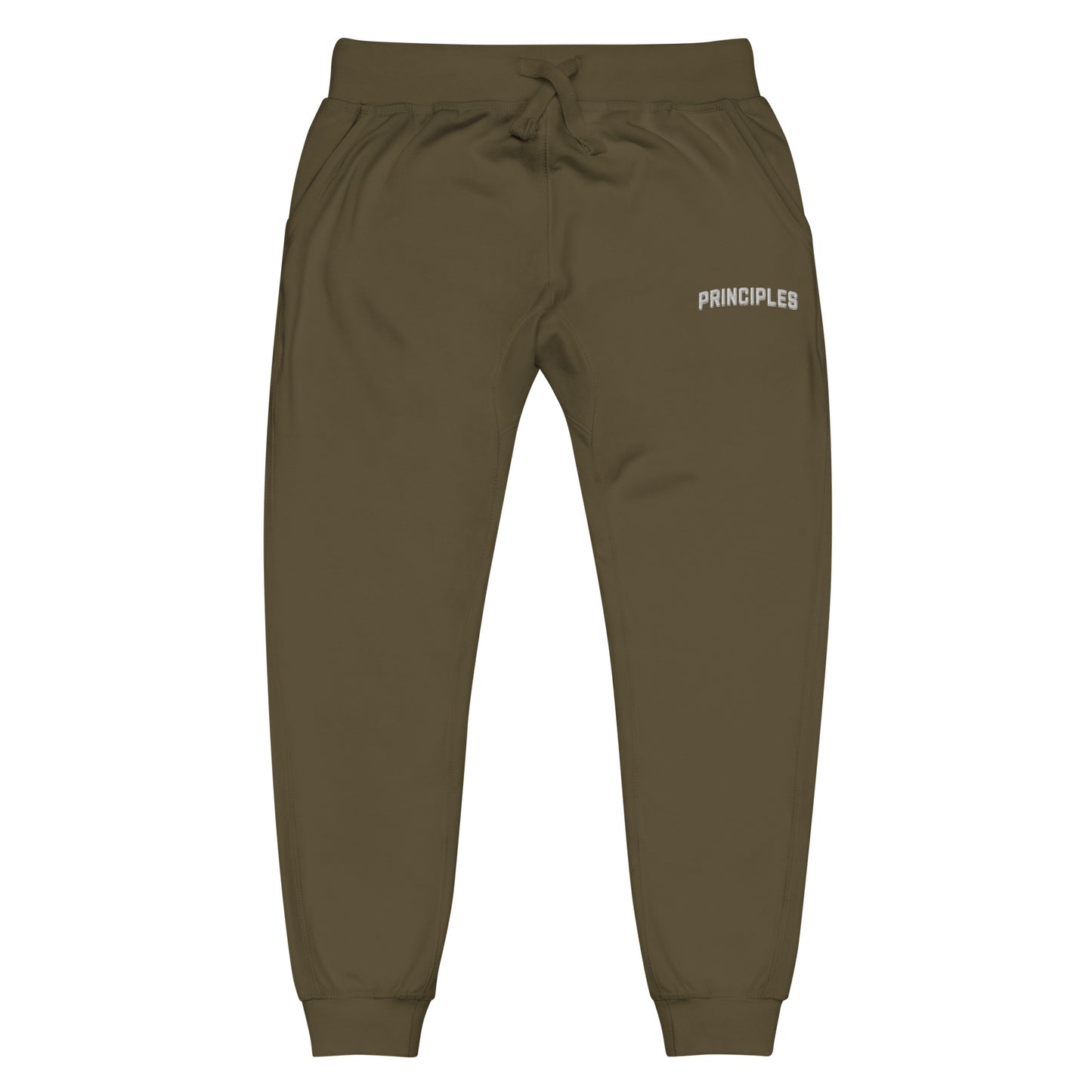 Principles Embroidery Unisex fleece sweatpants