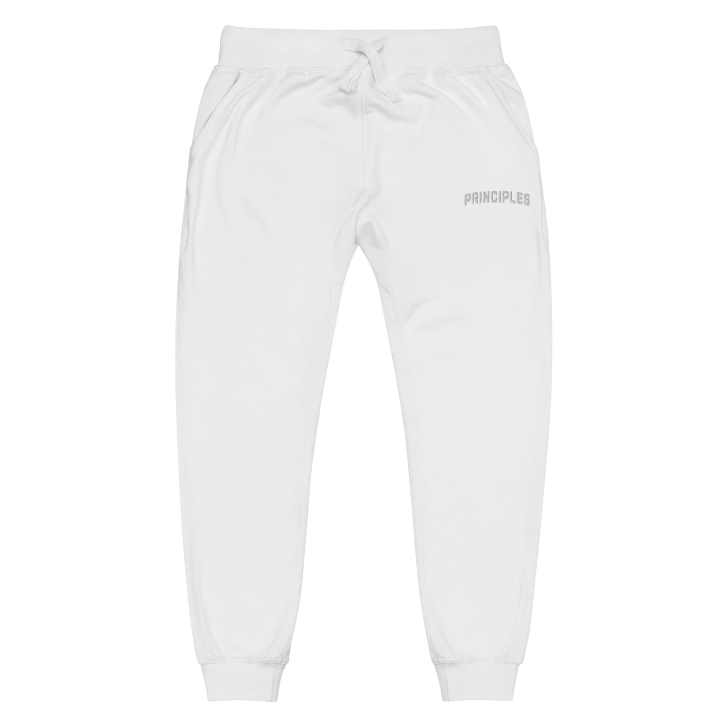 Principles Embroidery Unisex fleece sweatpants