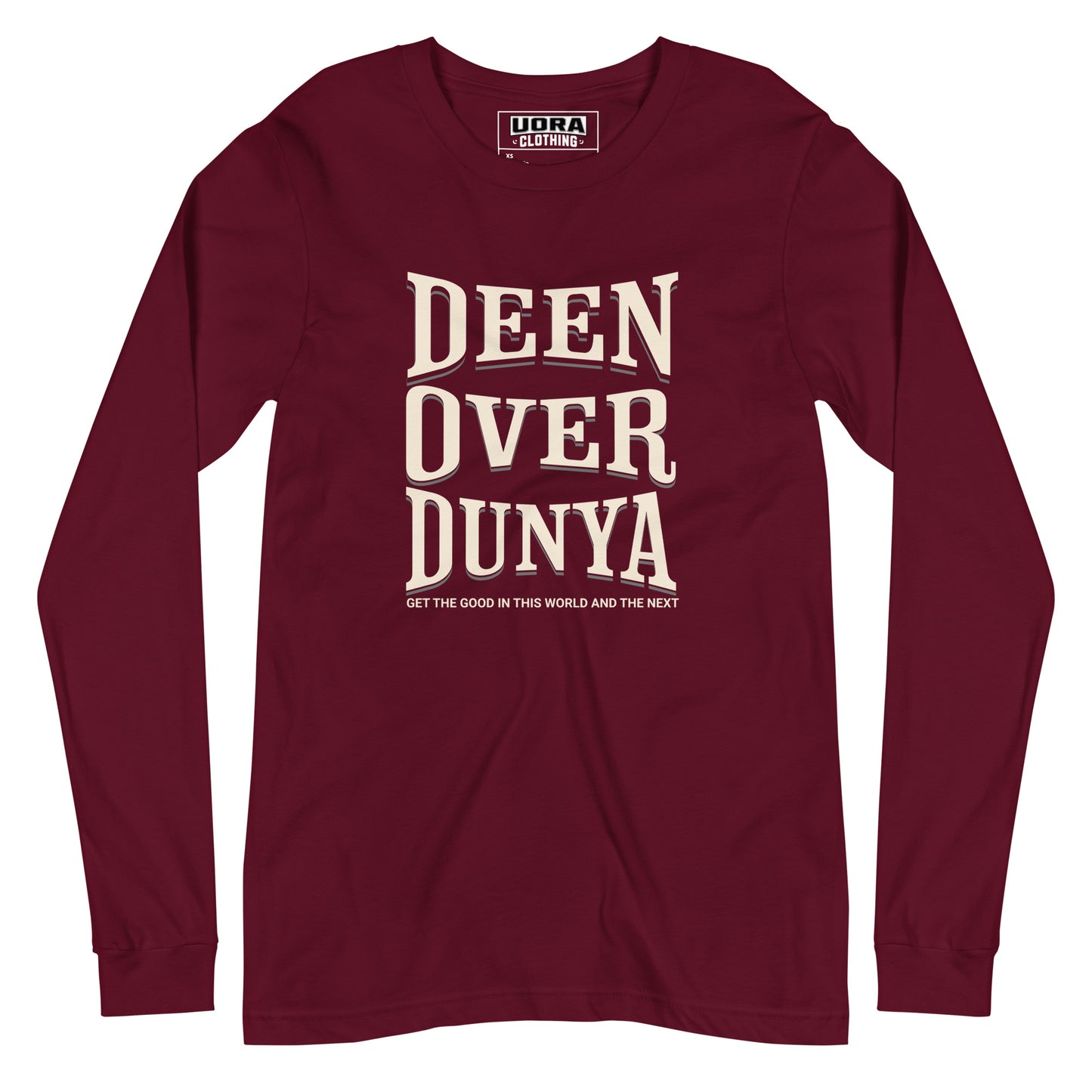 Deen Over Dunya Unisex Long Sleeve Tee