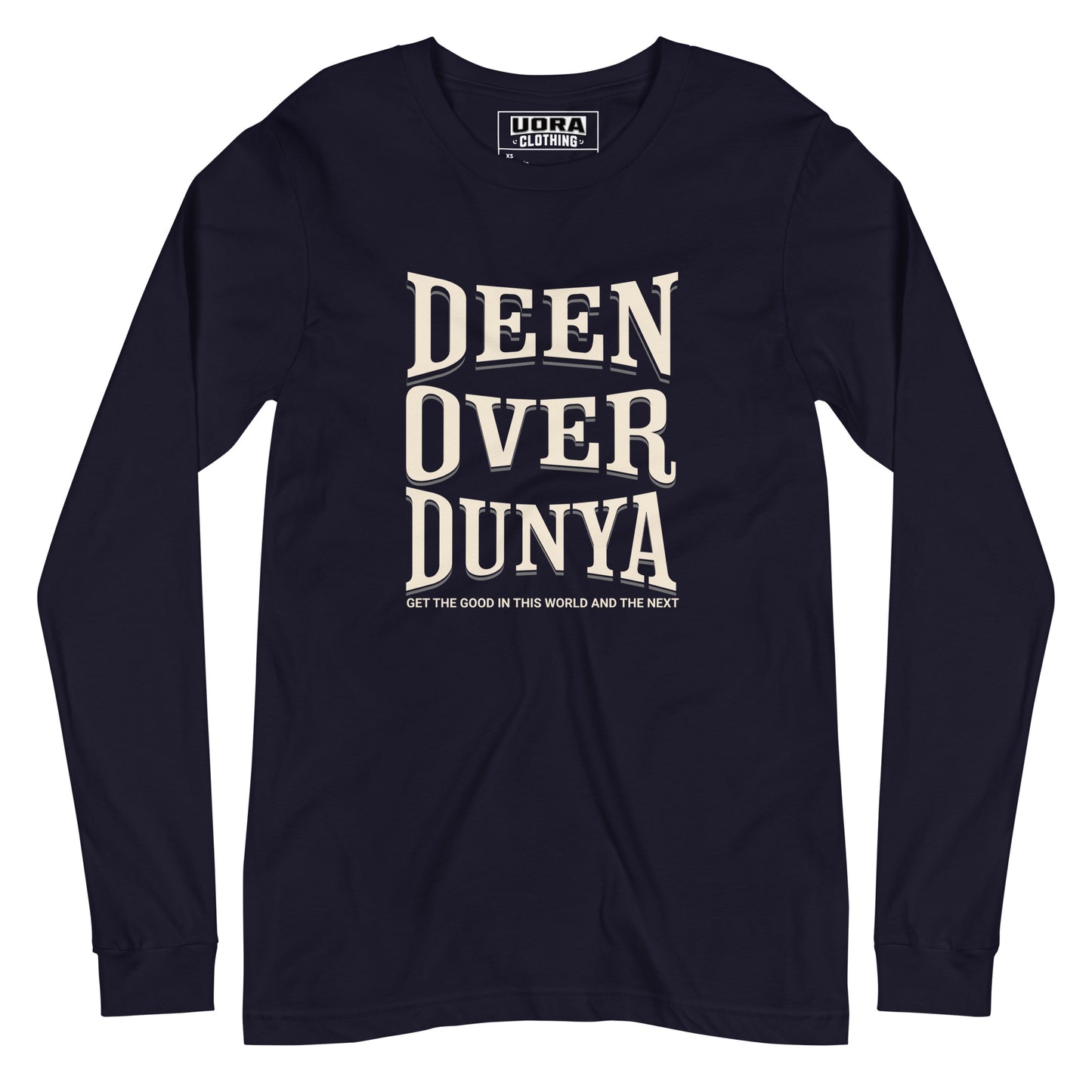Deen Over Dunya Unisex Long Sleeve Tee