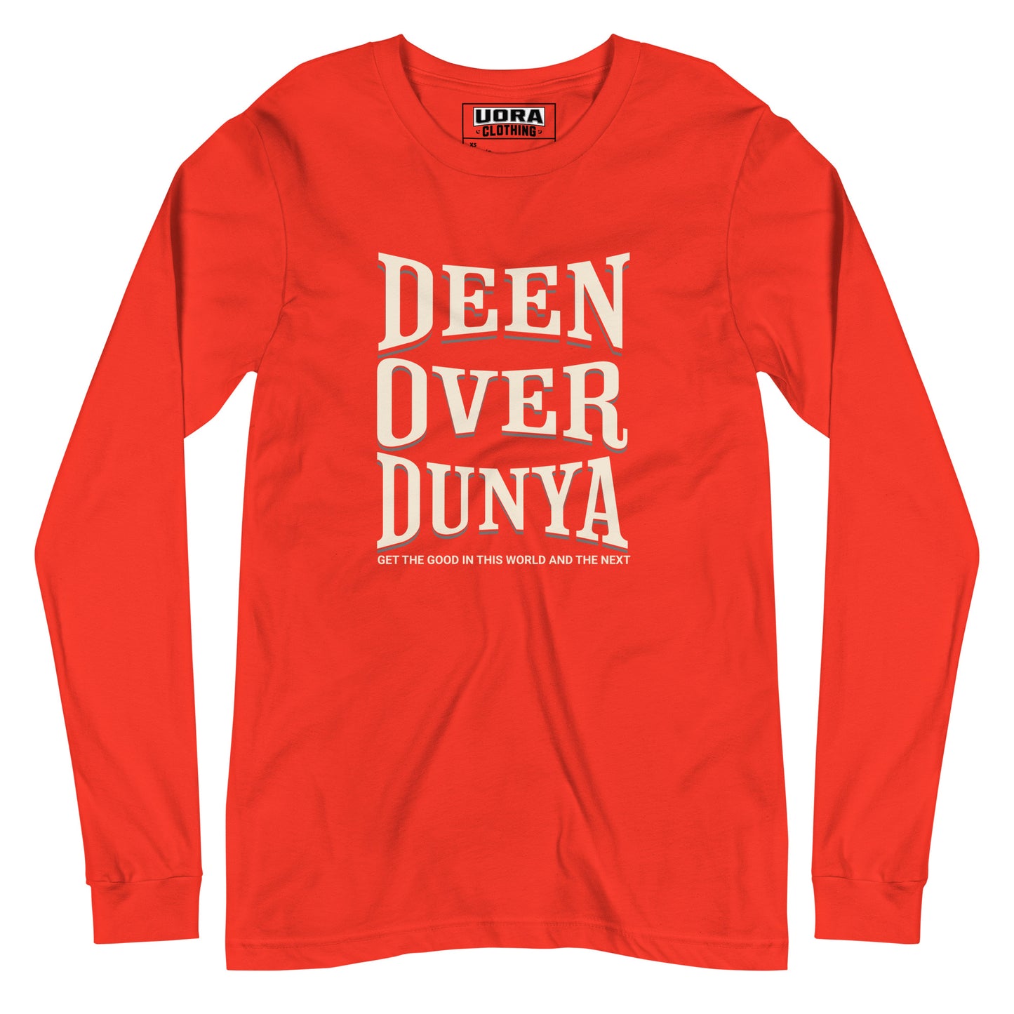 Deen Over Dunya Unisex Long Sleeve Tee
