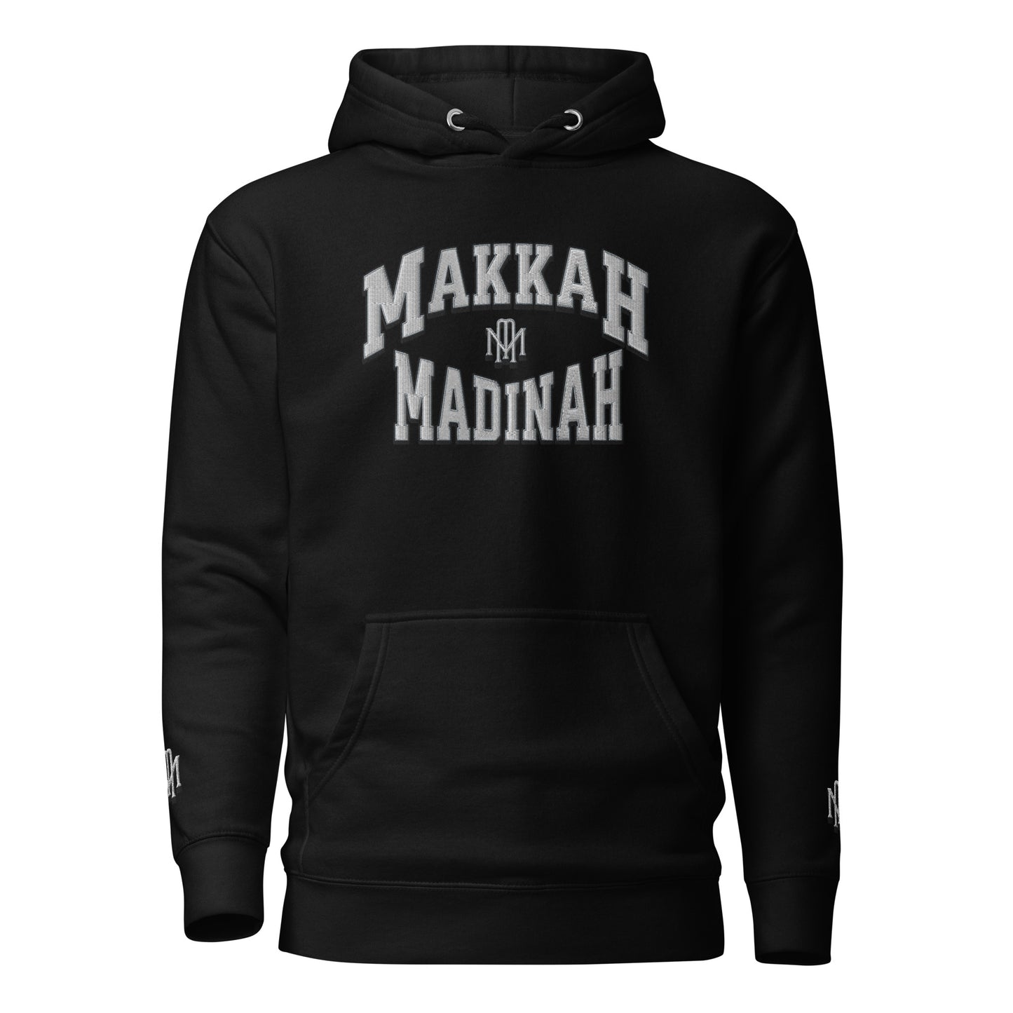 Makkah Madinah  Embroidery Unisex Hoodie