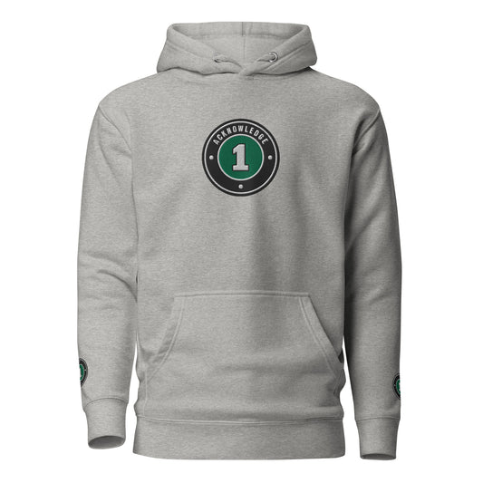 Acknowledge One Embroidery Unisex Hoodie