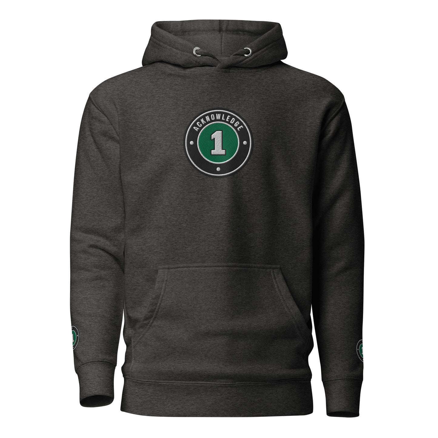 Acknowledge One Embroidery Unisex Hoodie