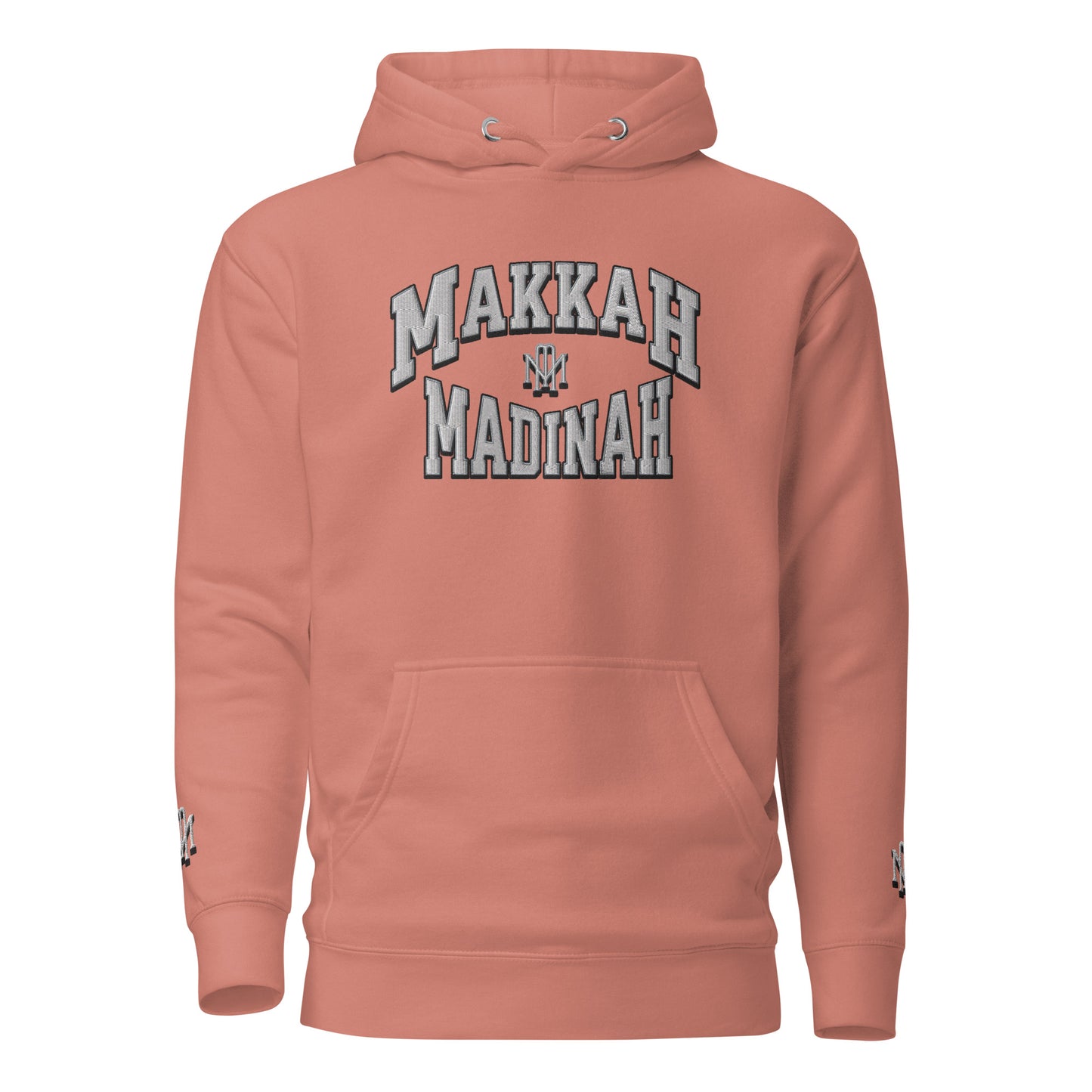 Makkah Madinah  Embroidery Unisex Hoodie