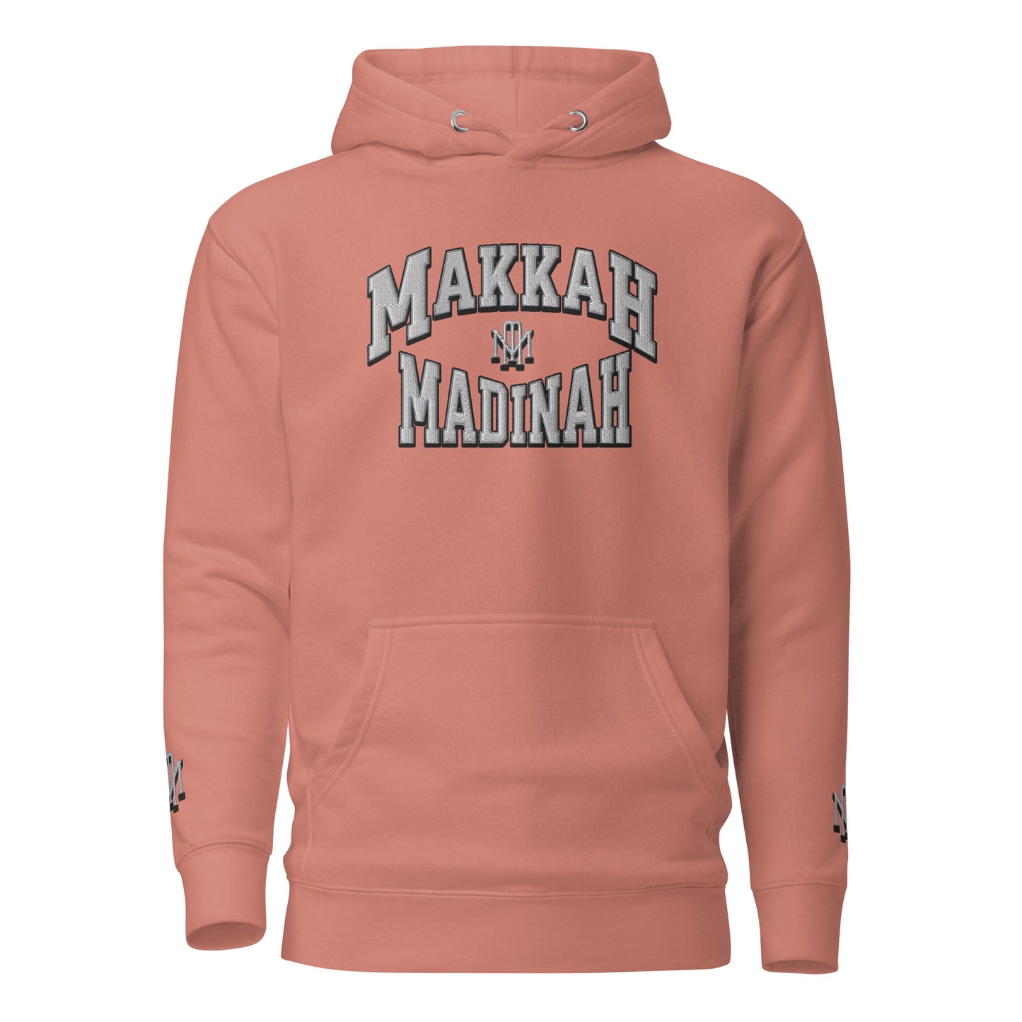 Makkah Madinah Embroidery Unisex Hoodie