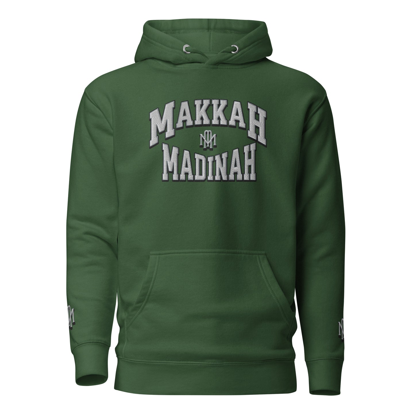 Makkah Madinah Embroidery Unisex Hoodie