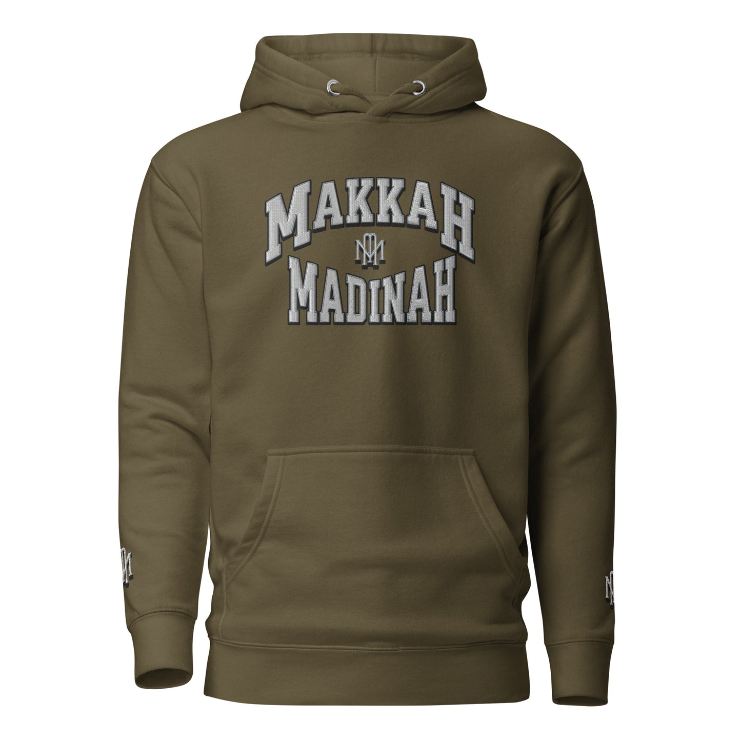 Makkah Madinah  Embroidery Unisex Hoodie