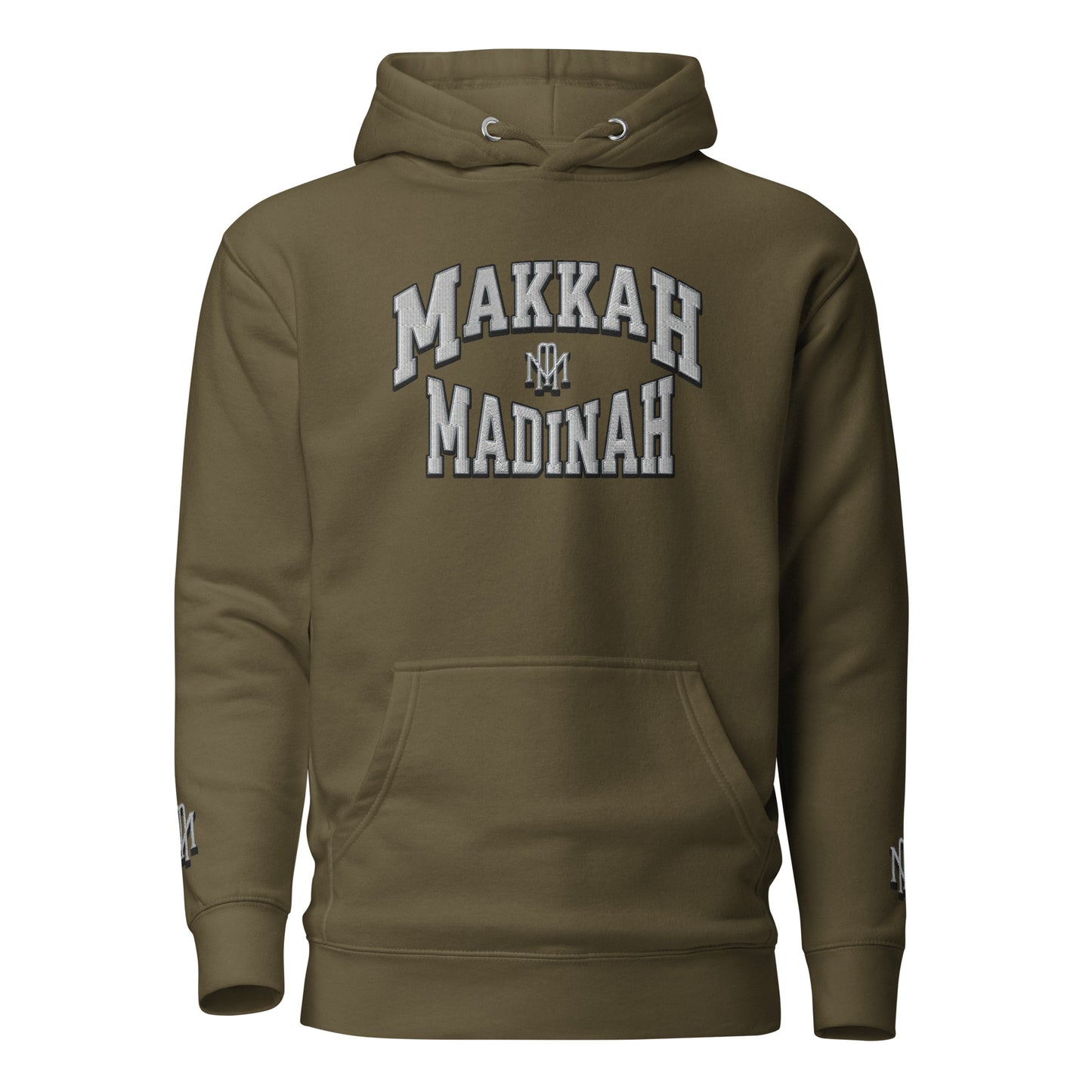 Makkah Madinah Embroidery Unisex Hoodie