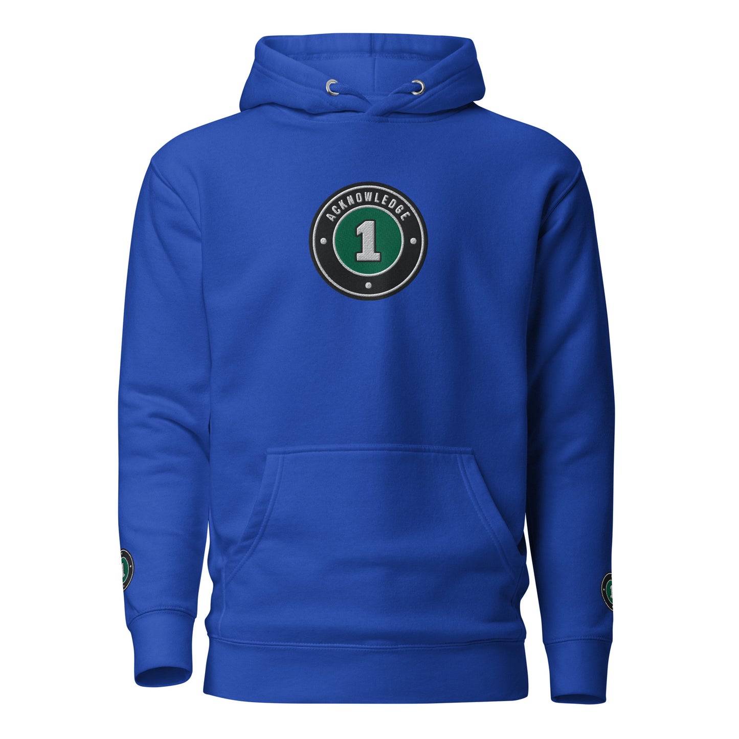 Acknowledge One Embroidery Unisex Hoodie