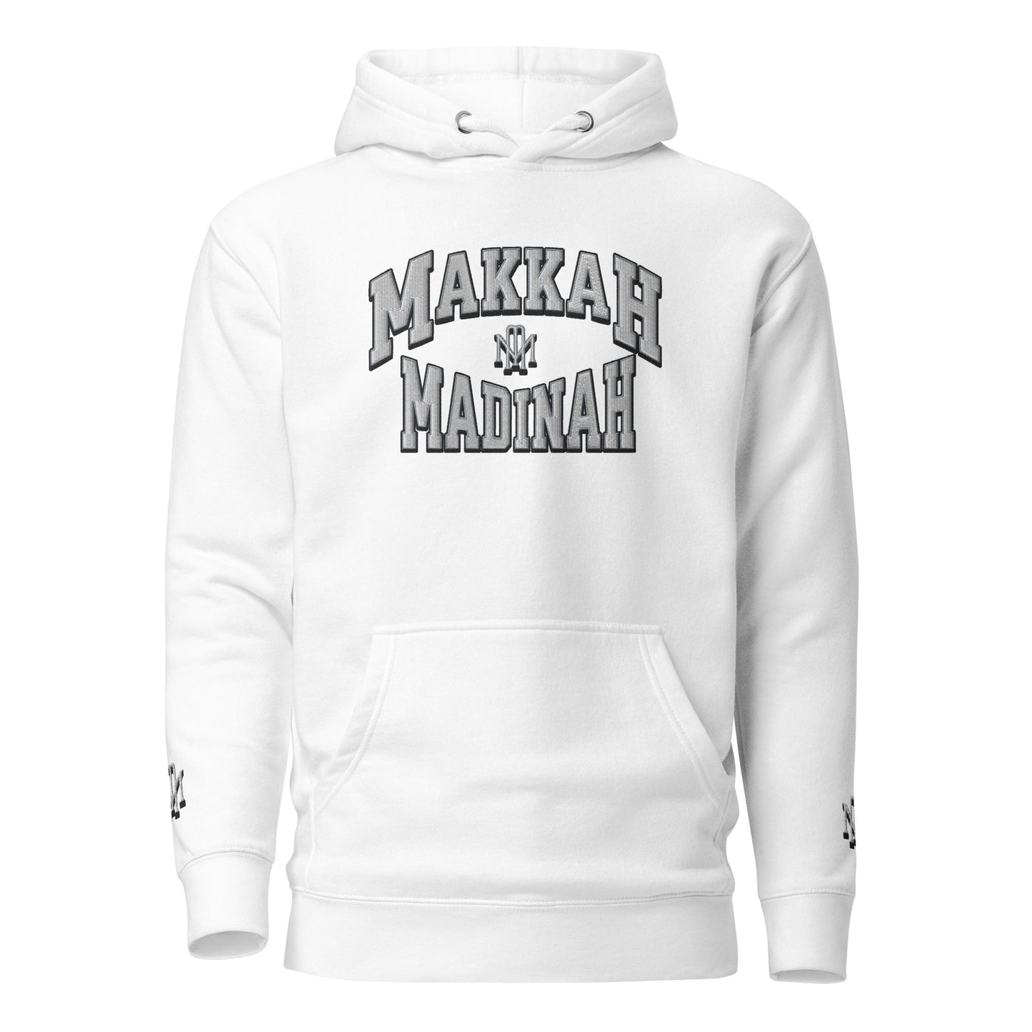 Makkah Madinah  Embroidery Unisex Hoodie
