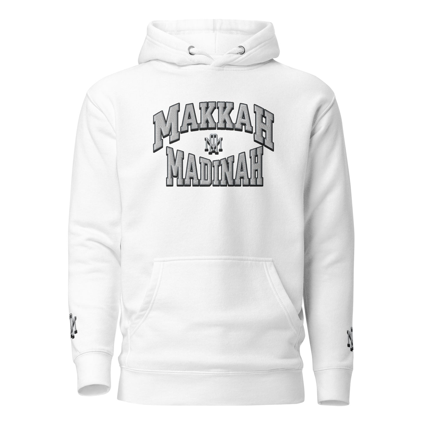 Makkah Madinah Embroidery Unisex Hoodie