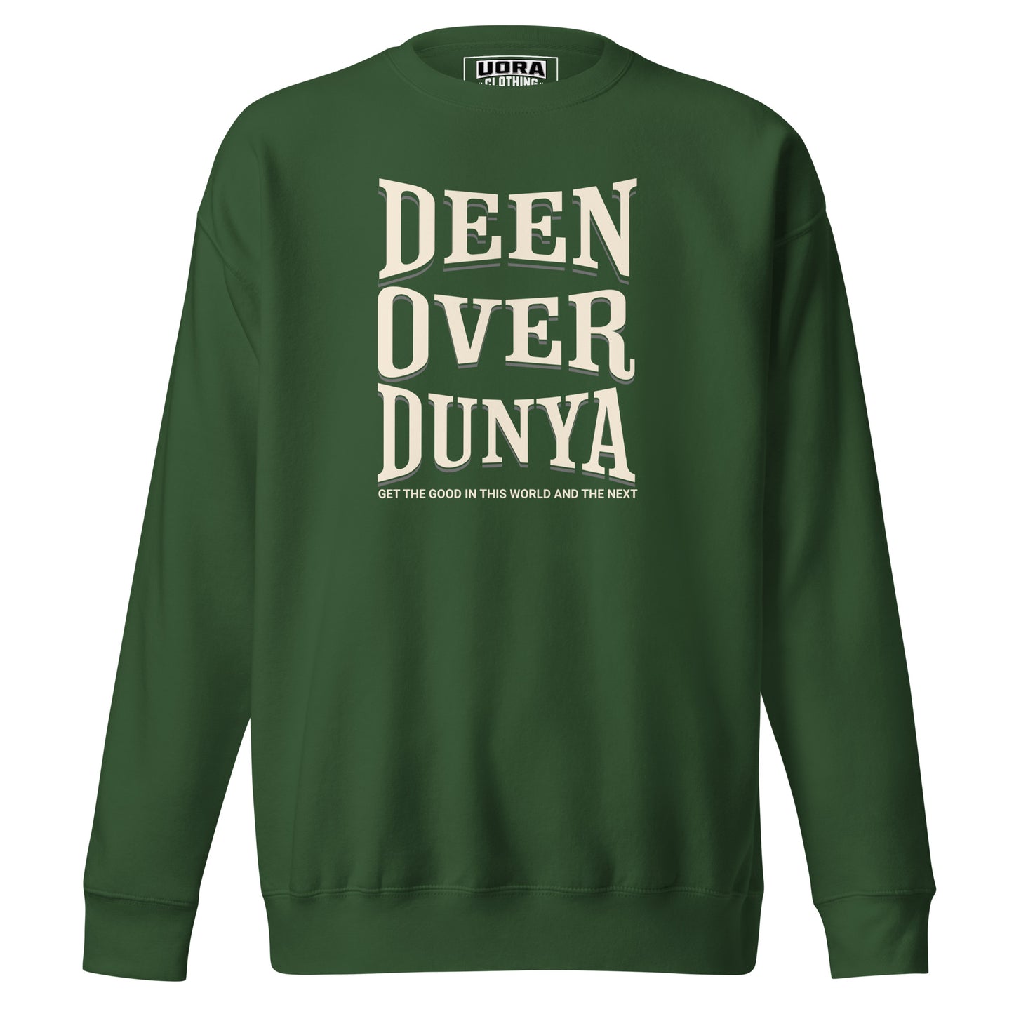 Deen Over Dunya Unisex Premium Sweatshirt