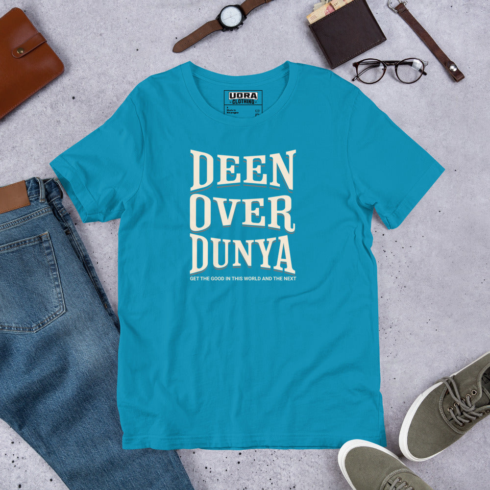 Deen Over Dunya Unisex t-shirt