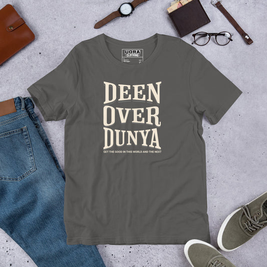 Deen Over Dunya Unisex t-shirt