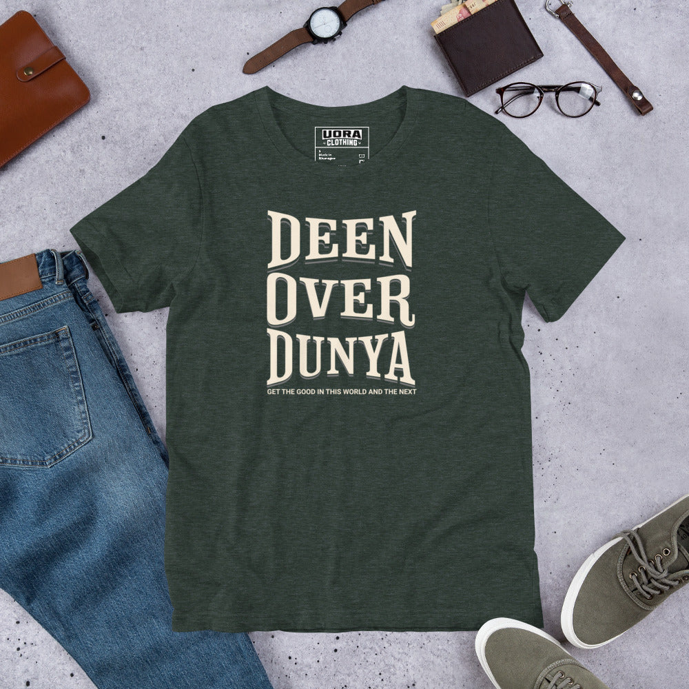 Deen Over Dunya Unisex t-shirt