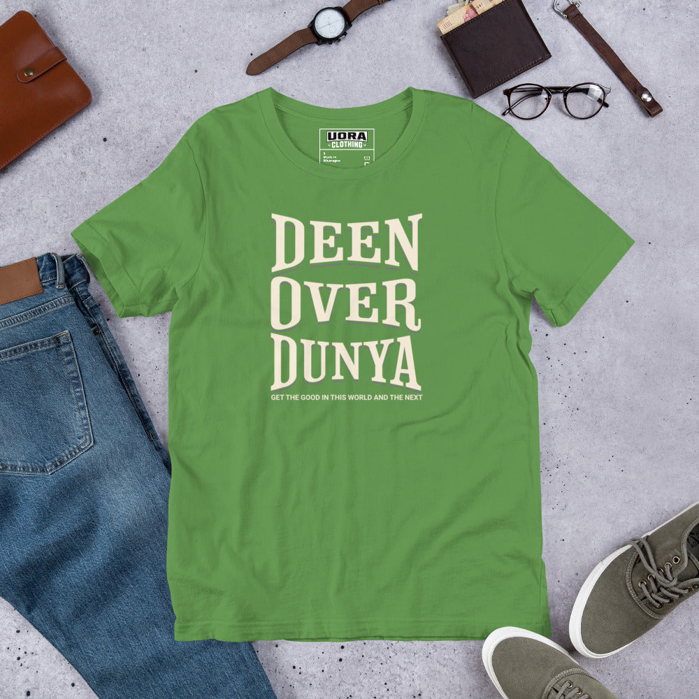 Deen Over Dunya Unisex t-shirt