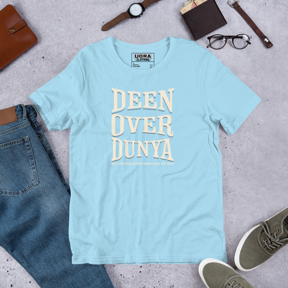 Deen Over Dunya Unisex t-shirt