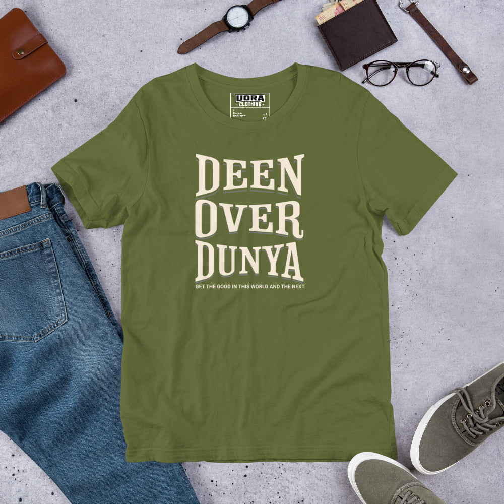 Deen Over Dunya Unisex t-shirt